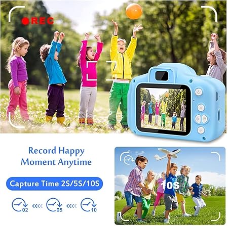 Children Mini Digital Camera – Kids Photo & Video Camera Toy with Games | Portable HD Camera for Boys & Girls (Random Colors)