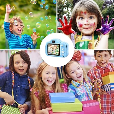 Children Mini Digital Camera – Kids Photo & Video Camera Toy with Games | Portable HD Camera for Boys & Girls (Random Colors)