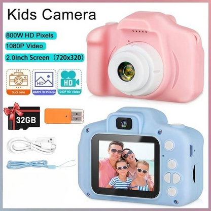 Children Mini Digital Camera – Kids Photo & Video Camera Toy with Games | Portable HD Camera for Boys & Girls (Random Colors)