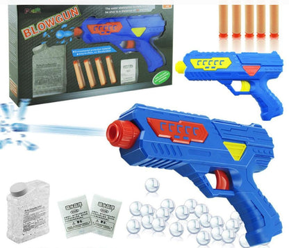 Action Toy Gun 2-in-1 – Soft Dart & Water Ball Shooter for Kids | Safe Non-Toxic Summer Toy