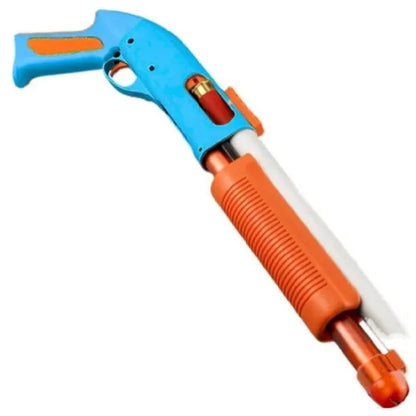 Soft Dart Shell Ejecting Shotgun Toy – Stylish Plastic Blaster with Safe Soft Darts for Kids (24x7 Inches)