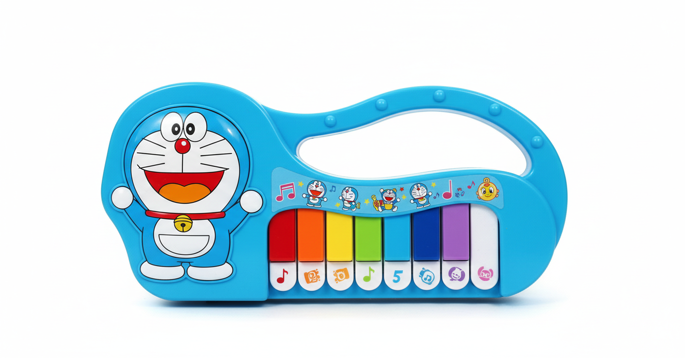 Doraemon Musical Piano for Kids – Educational Piano Toy for Babies & Toddlers with Interactive Music Keys