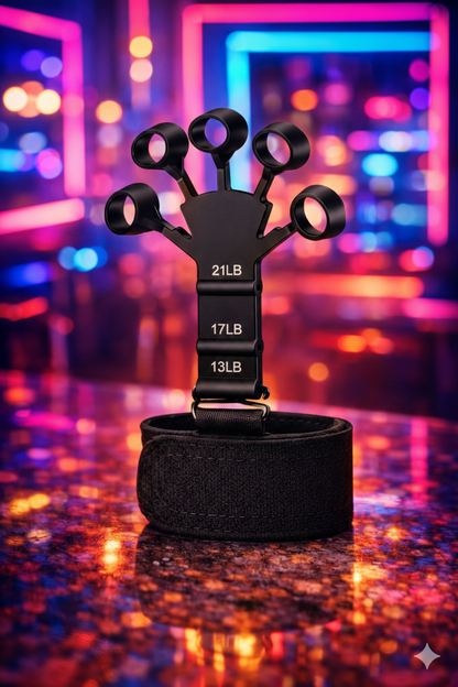 Silicone Gripster Hand Grip Strengthener – Finger Stretcher & Grip Trainer for Gym, Fitness & Hand Exercise
