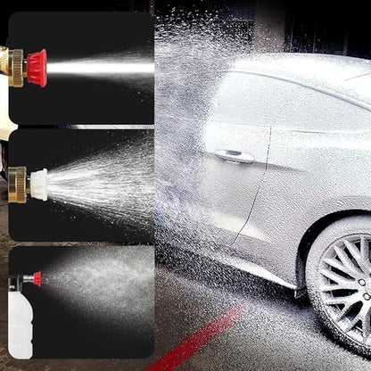 Automatic Wireless Car Wash Spray Gun– 48V High Pressure Wireless Foam Jet Washer with Rechargeable Battery