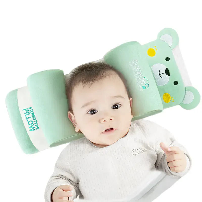 Baby Head Shaping Pillow – Soft Infant Support Pillow to Prevent Flat Head 👶💤